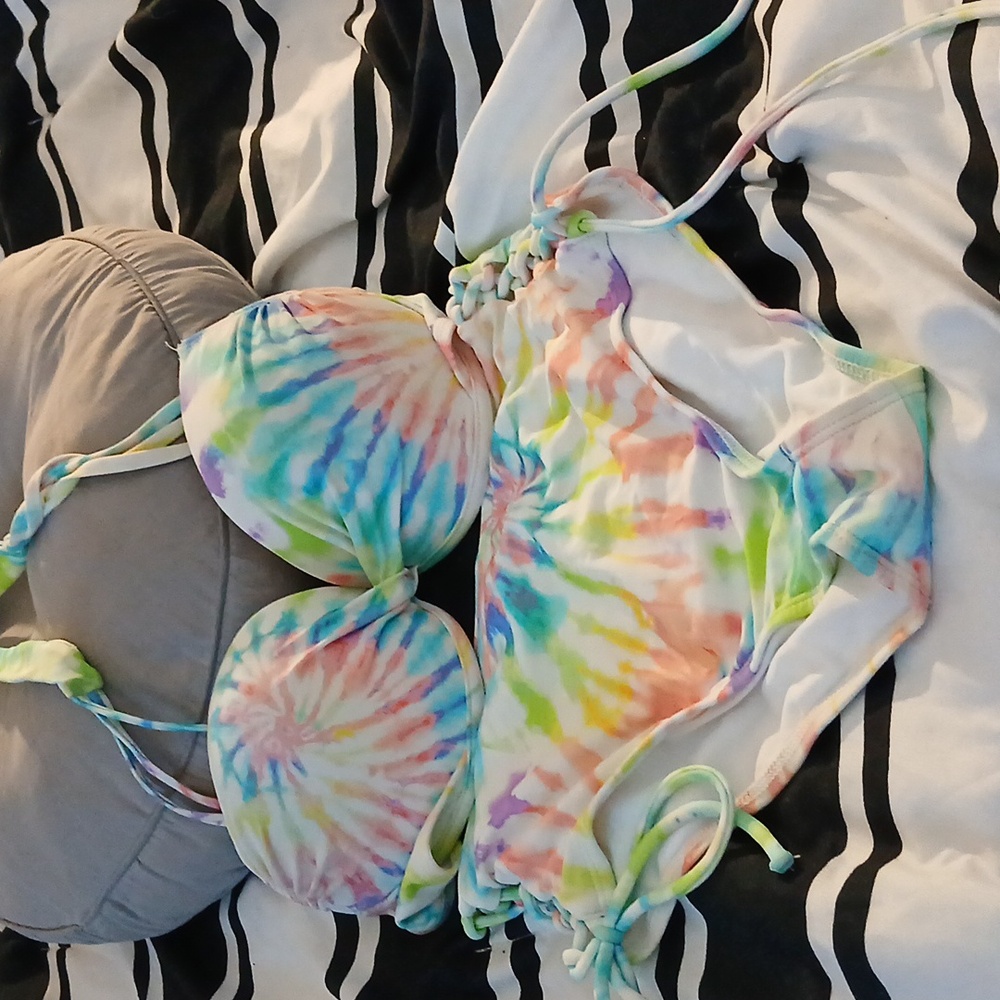 Tye dye swim suit